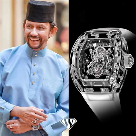 Sultan Of Brunei Hassanal Bolkiah Richard Mille Sapphire